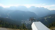 Archived webcam image showing Panoramic view Madonna di Campiglio: Pradalago on 6 Oct 2026 at 10:55