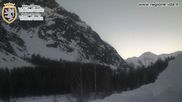Archiviertes Webcam Bild: Val Ferret - Aostatal am 26 Feb 2026 um 18:43 Uhr