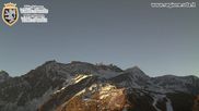 Archived webcam image showing Courmayeur - Checrouit (1704 m) on 31 Oct 2026 at 08:02