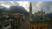 Archiviertes Webcam Bild: Cortina d'Ampezzo: Fußgängerzone am 12.04.2026 um 08:07 Uhr