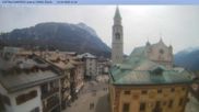 Archiviertes Webcam Bild: Cortina d'Ampezzo: Fußgängerzone am 12.04.2026 um 12:07 Uhr