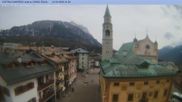 Archiviertes Webcam Bild: Cortina d'Ampezzo: Fußgängerzone am 12.04.2026 um 14:07 Uhr