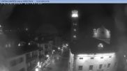 Archived webcam image showing Cortina d'Ampezzo: Pedestrian zone on 15 Apr 2026 at 00:33