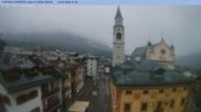 Archived webcam image showing Cortina d'Ampezzo: Pedestrian zone on 14 May 2026 at 12:32