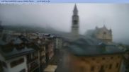 Archived webcam image showing Cortina d'Ampezzo: Pedestrian zone on 14 May 2026 at 14:32
