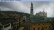 Archived webcam image showing Cortina d'Ampezzo: Pedestrian zone on 14 May 2026 at 16:32