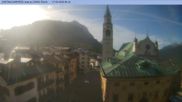 Archived webcam image showing Cortina d'Ampezzo: Pedestrian zone on 17 Jun 2026 at 08:26