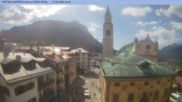 Archived webcam image showing Cortina d'Ampezzo: Pedestrian zone on 17 Jun 2026 at 10:26