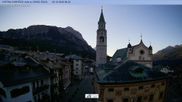 Archiviertes Webcam Bild: Cortina d'Ampezzo: Fußgängerzone am 03.10.2026 um 08:36 Uhr
