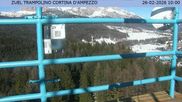 Archiviertes Webcam Bild: Cortina d'Ampezzo: Skisprungschanze am 26 Feb 2026 um 10:40 Uhr