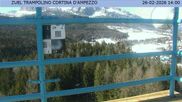 Archiviertes Webcam Bild: Cortina d'Ampezzo: Skisprungschanze am 26 Feb 2026 um 14:40 Uhr