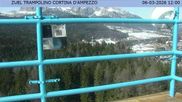 Archiviertes Webcam Bild: Cortina d'Ampezzo: Skisprungschanze am 06.03.2026 um 12:07 Uhr