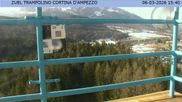 Archiviertes Webcam Bild: Cortina d'Ampezzo: Skisprungschanze am 06.03.2026 um 16:07 Uhr
