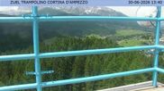 Archiviertes Webcam Bild: Cortina d'Ampezzo: Skisprungschanze am 30.06.2026 um 14:10 Uhr