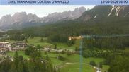Archiviertes Webcam Bild: Cortina d'Ampezzo: Skisprungschanze am 18.08.2026 um 08:15 Uhr