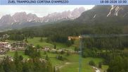 Archiviertes Webcam Bild: Cortina d'Ampezzo: Skisprungschanze am 18.08.2026 um 10:15 Uhr