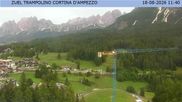 Archiviertes Webcam Bild: Cortina d'Ampezzo: Skisprungschanze am 18.08.2026 um 12:15 Uhr