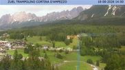 Archiviertes Webcam Bild: Cortina d'Ampezzo: Skisprungschanze am 18.08.2026 um 14:15 Uhr
