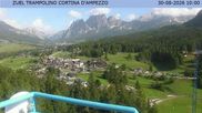 Archiviertes Webcam Bild: Cortina d'Ampezzo: Skisprungschanze am 30.08.2026 um 10:29 Uhr