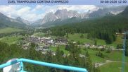 Archiviertes Webcam Bild: Cortina d'Ampezzo: Skisprungschanze am 30.08.2026 um 12:29 Uhr