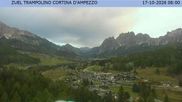 Archiviertes Webcam Bild: Cortina d'Ampezzo: Skisprungschanze am 17.10.2026 um 08:55 Uhr