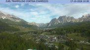 Archiviertes Webcam Bild: Cortina d'Ampezzo: Skisprungschanze am 17.10.2026 um 10:55 Uhr