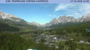 Archiviertes Webcam Bild: Cortina d'Ampezzo: Skisprungschanze am 17.10.2026 um 12:55 Uhr