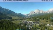 Archiviertes Webcam Bild: Cortina d'Ampezzo: Skisprungschanze am 17.10.2026 um 16:55 Uhr