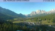 Archiviertes Webcam Bild: Cortina d'Ampezzo: Skisprungschanze am 17.10.2026 um 18:55 Uhr
