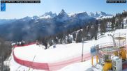 Archiviertes Webcam Bild: Cortina d'Ampezzo: Weltcup-Piste Olympia delle Tofana am 26 Feb 2026 um 10:39 Uhr