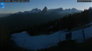 Archiviertes Webcam Bild: Cortina d'Ampezzo: Weltcup-Piste Olympia delle Tofana am 02.05.2026 um 04:01 Uhr