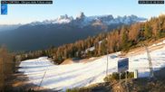Archiviertes Webcam Bild: Cortina d'Ampezzo: Weltcup-Piste Olympia delle Tofana am 02.05.2026 um 06:01 Uhr