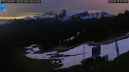 Archived webcam image showing Cortina d'Ampezzo: World Cup slope from Rifugio Duca d'Aosta on 20 May 2026 at 04:34