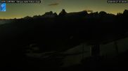 Archived webcam image showing Cortina d'Ampezzo: World Cup slope from Rifugio Duca d'Aosta on 21 May 2026 at 02:07