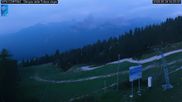 Archived webcam image showing Cortina d'Ampezzo: World Cup slope from Rifugio Duca d'Aosta on 26 Jun 2026 at 04:31