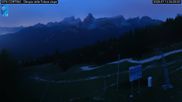Archiviertes Webcam Bild: Cortina d'Ampezzo: Weltcup-Piste Olympia delle Tofana am 14.07.2026 um 04:05 Uhr