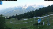 Archiviertes Webcam Bild: Cortina d'Ampezzo: Weltcup-Piste Olympia delle Tofana am 14.08.2026 um 18:44 Uhr