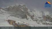 Archived webcam image showing Cortina: Top Station Col Drusciè / Ra Valles on 16 May 2026 at 07:47