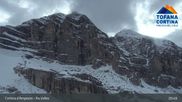 Archived webcam image showing Cortina: Top Station Col Drusciè / Ra Valles on 21 May 2026 at 01:44