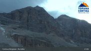 Archived webcam image showing Cortina: Top Station Col Drusciè / Ra Valles on 19 Jun 2026 at 01:55