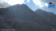 Archiviertes Webcam Bild: Cortina d'Ampezzo: Bergstation Gondelbahn Col Drusciè / Ra Valles am 19.06.2026 um 17:47 Uhr