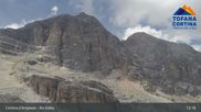 Archiviertes Webcam Bild: Cortina d'Ampezzo: Bergstation Gondelbahn Col Drusciè / Ra Valles am 30.06.2026 um 13:18 Uhr