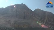 Archived webcam image showing Cortina: Top Station Col Drusciè / Ra Valles on 3 Aug 2026 at 17:09