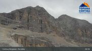Archiviertes Webcam Bild: Cortina d'Ampezzo: Bergstation Gondelbahn Col Drusciè / Ra Valles am 18.08.2026 um 09:15 Uhr