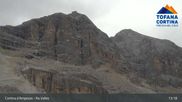 Archiviertes Webcam Bild: Cortina d'Ampezzo: Bergstation Gondelbahn Col Drusciè / Ra Valles am 18.08.2026 um 13:15 Uhr