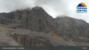 Archiviertes Webcam Bild: Cortina d'Ampezzo: Bergstation Gondelbahn Col Drusciè / Ra Valles am 18.08.2026 um 19:15 Uhr