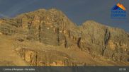 Archived webcam image showing Cortina: Top Station Col Drusciè / Ra Valles on 18 Sep 2026 at 07:17