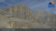 Archived webcam image showing Cortina: Top Station Col Drusciè / Ra Valles on 18 Sep 2026 at 08:17