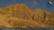 Archived webcam image showing Cortina: Top Station Col Drusciè / Ra Valles on 28 Sep 2026 at 07:16