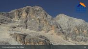 Archived webcam image showing Cortina: Top Station Col Drusciè / Ra Valles on 28 Sep 2026 at 11:16